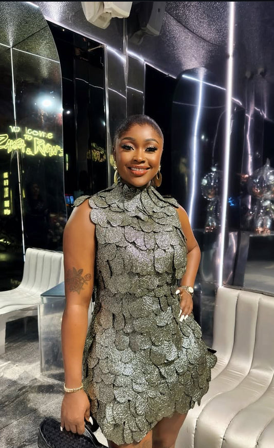 Idara gilded dress